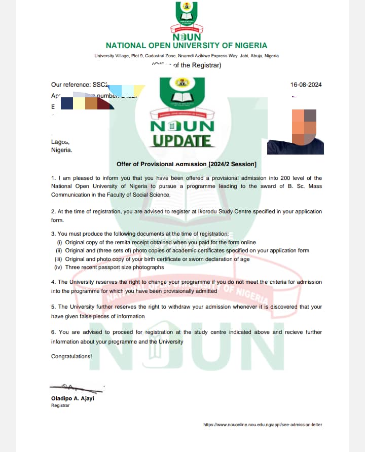 The Ultimate NOUN Admission & School Guide