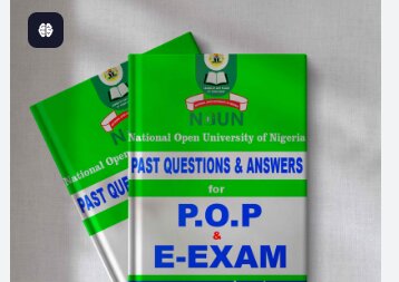 NOUN E Exams Past Questions and Answers